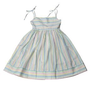 Lulu Bebe Pastel Striped Dress Girl's 6
